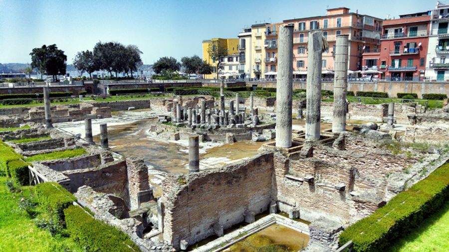 Macellum di Pozzuoli, Romeinse overblijfselen