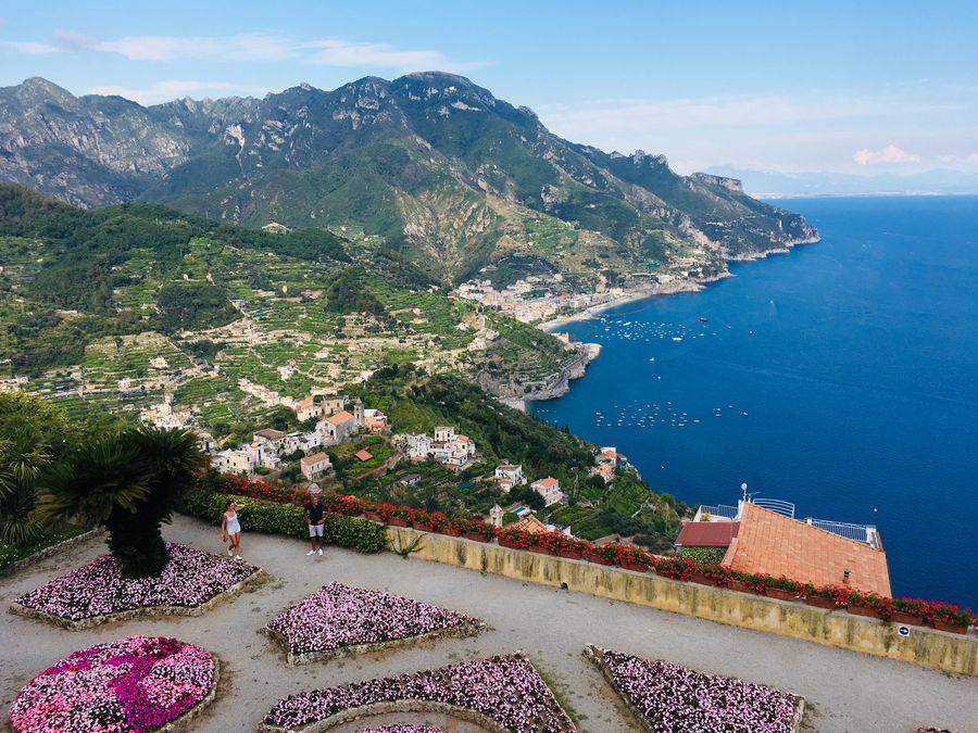 Villa Rufolo Ravello uitzicht