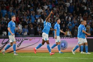 neres tegen empoli met napoli